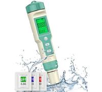 Pawfly Misuratore Digitale pH e ORP 7 in 1, per pH ORP S.G Salinità TDS EC e Temperatura, Tester per Piscina Acqua Potabile Acquario Idromassaggio e Spa