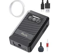 Pawfly Ossigenatore per Acquario a batteria al litio, Pompa d'aria ricaricabile USB per serbatoi di pesce da 20-75 L Aeratore portatile silenzioso per la Pesca all'Aperto e Interruzione di Corrente