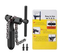 Pawfly Strumento per rivettatena per bicicletta da 5 a 12 marce e catena con gancio a catena e 2 perni di ricambio