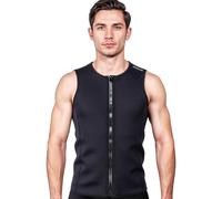 PAWHIT Muta Top 3mm Termico Senza Maniche Gilet In Neoprene Per Uomini Donne Immersioni Surf Nuoto Vela Dimagrante Sauna Allenamento, Unisex - Adulto, Nero , XXL