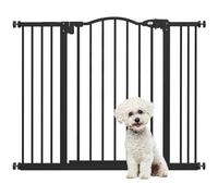 PawHut Cancelletto per Cani Estensibile e Regolabile 74-87/100 cm Bianco