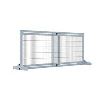 PawHut Cancelletto di Sicurezza per Cani Estensibile 104-180cm Blu-grigio