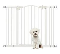 PawHut 78 cm Cancelletto per Cani da Interno Estensibile 74-100 cm Nero