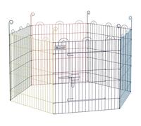 PawHut Cancelletto per Cani Taglia Media in Metallo per Interni ed Esterni