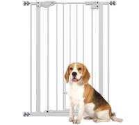 PawHut Cancellino Cani Alto 104 cm con Porta Piccola e Chiusura Automatica