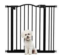PawHut Cancellino per Cani Estensibile e Regolabile 74-100 cm Nero
