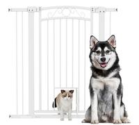 PawHut Cancellino per Cani Regolabile con Estensioni Bianco