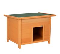 PawHut Cuccia a Casetta per Cani da Esterno Impermeabile in Legno di Abete