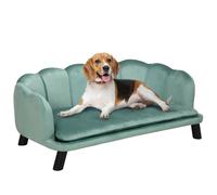 PawHut Divano per Cani Taglia Medio-Grande max.25kg Sfoderabile Lavabile Verde