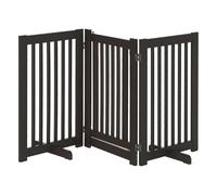 Pawhut - Griglia di protezione per cani, 155 x 35,5 x 76 cm, colore: Marrone scuro