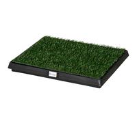 PawHut Lettiera per Cani con Prato Sintetico per Interno ed Esterno 51x63 cm