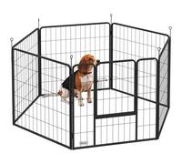 PawHut Recinto Modulare per Cani e Cuccioli da Interno Esterno 8 Pz 80x80cm