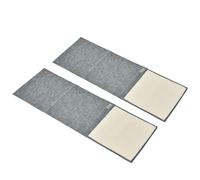 PawHut Set 2 Tiragraffi per Gatti da Divan in Sisal e Poliestere 130x45cm Grigio