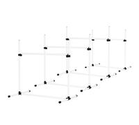 PawHut Set di 4 Ostacoli Agility Dog per Addestramento Cani Giallo