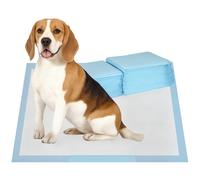 PawHut Tappetini Igienici per Cani a 6 Strati, Blu e Bianco