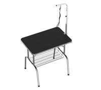 PawHut Tavolo da toelettatura e tosatura per cani gatti con cestino, 91.5x61.5x77cm