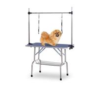 PawHut tavolo da toelettatura per animali domestici design pieghevole in altezza carico regolabile Max