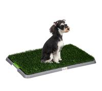 PawHut Toilette per Cani Prato Finto e Ricambio con Vassoio Inferiore, 67x41cm