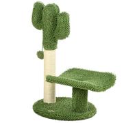 PawHut Torre per Gatti con Tiragraffi Pallina da Gioco e Piattaforma