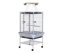 PawHut Voliera per Uccelli con Ruote Altezza 161.5cm, Argento