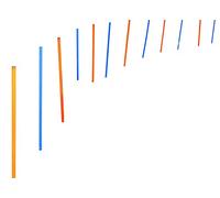 PAWISE Agility 11431 - Set di 12 aste per Slalom per Cani + Borsa