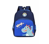 Pawleso Kita, zaino per bambini da 2 a 7 anni, zaino Dino per asilo, 32 x 25 cm, zaino prescolare per bambini da 80 a 120 cm, zaino da dinosauro per bambini, Blu scuro Dino