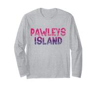 Pawleys Island Carolina del Sud - Pawleys Island SC 70's Retro Maglia a Manica