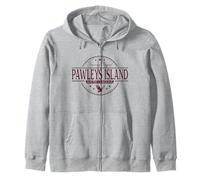Pawleys Island Carolina del Sud - Pawleys Island SC Label Felpa con Cappuccio