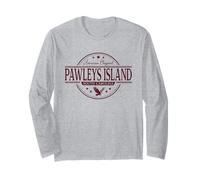 Pawleys Island Carolina del Sud - Pawleys Island SC Label Maglia a Manica