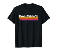Pawleys Island Carolina del Sud Retro - Pawleys Island SC Maglietta