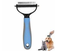 Pawmingle Cat Brush,Pawmingles Brush,Pawmingle Deshedding Comb,Extra Wide Grooming Fur Brushs, For Dog And Cat (Blue,Large)