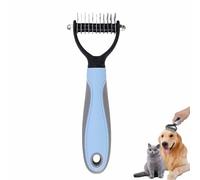 Pawmingle Cat Brush,Pawmingles Brush,Pawmingle Deshedding Comb,Extra Wide Grooming Fur Brushs, For Dog And Cat (Blue,Small)