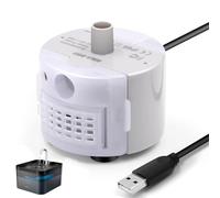 Pawpoll Pompa per Fontanella per Gatti con Luce LED, Presa USB