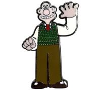 Pawprint Family Spilla smaltata a forma di personaggio Wallace, prodotto ufficiale Wallace e Gromit, nichel, Nichel