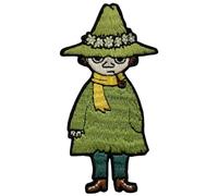 Pawprint Family Toppa da cucire Snufkin | Regali ufficiali delle storie di Tove Jansson in Moominvalley, bianco