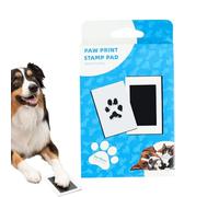 Pawprint Maker, Paw Ink Pads, Keepsake Clean Touch Kit, Baby Print Crafts, Handprints Footprints, Paw Stamp Pad for Dog Nose & Cat Prints, Souvenir Pets, 8 * 12cm