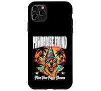 PAWRADISE TROVATO PALME CUCCIOLO SOGNI festa felice vacanza Custodia per iPhone 11 Pro Max