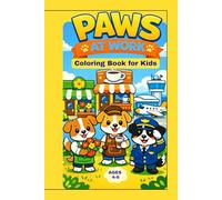 PAWS AT WORK: A Coloring Book for Kids