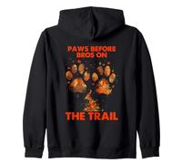 Paws Before Bros ON The Trail Felpa con Cappuccio