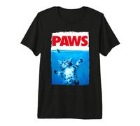 Paws Cat And Mouse Top, Cute Funny Cat Lover Parody Top Maglietta Premium