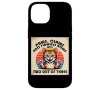 PAWS CLAWS AND FLAWLESS ROWS WELL TWO OUT OF THREE Custodia per iPhone 14