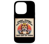 PAWS CLAWS AND FLAWLESS ROWS WELL TWO OUT OF THREE Custodia per iPhone 14 Pro