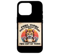 PAWS CLAWS AND FLAWLESS ROWS WELL TWO OUT OF THREE Custodia per iPhone 16 Pro