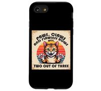 PAWS CLAWS AND FLAWLESS ROWS WELL TWO OUT OF THREE Custodia per iPhone SE (2020) / 7/8