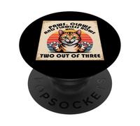 PAWS CLAWS AND FLAWLESS ROWS WELL TWO OUT OF THREE PopSockets PopGrip Adesivo