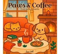 Paws & Coffee - Cozy Pet Moments: A Coffee Coloring Book and Cozy Pets Coloring Book for Relaxing and Cozy Days