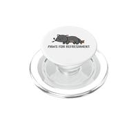 Paws for Refreshment Pigiama Camicia da notte PopSockets PopGrip per MagSafe