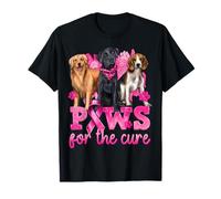 Paws for The Cure - Nastro Rosa per la Lotta Contro Il Cancro al Seno Maglietta