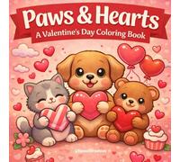 Paws & Hearts: A Valentine’s Day Coloring Book