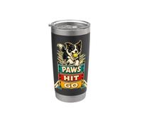 PAWS HIT GO Flyball Cane Staffetta Corsa Bicchiere termico in acciaio inox doppia parete